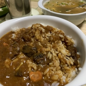 余ったハヤシで！ハヤシカレー